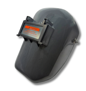 Gray Welding Hood Flip Up Lens
